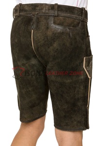 Unisex Lederhose Bavarian Garments Trachten <b>Long</b> Pant Oktoberfest Club <b>Shorts</b> Plus Size Feature Printed Trachten Bavarian Style - Product Image 4