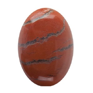 High quality red jasper Oval Jewelry <b>Pendant</b> Stone Oval Cabochon Jewelry Natural Stone Healing <b>Crystal</b> Gemstone wholesaler - Product Image 3