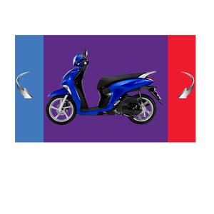 BEST PRICE ! High quality gas <b>scooter</b> 125cc motorcycle (Janusv Standard _ Blue/ White) model number: YSJ 125 - Product Image 6