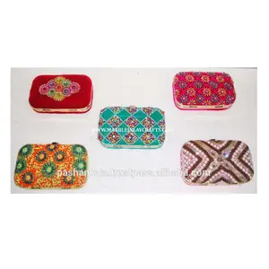 Manufactured Of Beaded & Zari Embroidery Clutch Purses