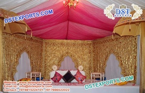 Comprar moderna boda Backstage cortinas indio boda Mehndi escenario telón de fondo bordado Pavo Real BackdropUSA - Product Image 5