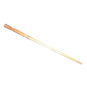 Kustom dibuat gaya mewah tongkat kayu ukiran tangan tongkat mainan ajaib untuk anak-anak hadiah promosi