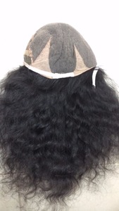 Perruque péruvienne naturelle complète sans colle, cheveux lisses et soyeux, ligne de cheveux naturels - Product Image 3