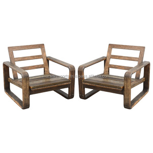 Chaise en bois de récupération fantaisie - Product Image 2