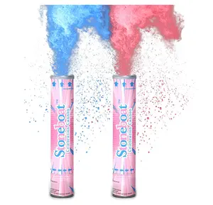 Confetti 2020 Party Popper New Holi Powder Color Run Holi Pigmentgulal Powder Shooter Smoke Confetti For Celebration Sport Holi Powder