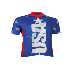 Maillot de cyclisme USA personnalisé, maillots sublimés sur mesure, maillot de basketball personnalisé, maillot de hockey sur glace personnalisé - Product Image 1