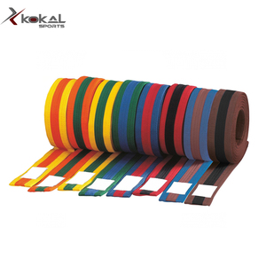 Cinturones de Artes Marciales Clásicos y Coloridos Personalizados para Taekwondo y Karate, Duraderos, de Goma y Algodón, Unisex - Product Image 4