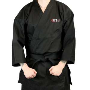 ชุดฝึกคาราเต้และยูโดสำหรับผู้ใหญ่ชาย ผลิตปี 2023 รับทำโลโก้ตามสั่ง วัสดุผ้าฝ้าย 100% รับผลิตแบบ OEM - Product Image 4