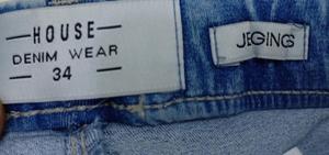 Jeans Ajustados Casuales de Alta Calidad para Mujer, Talla Grande, Elásticos, de Poliéster/Algodón, Lote de Excedentes de Bangladesh - Product Image 3