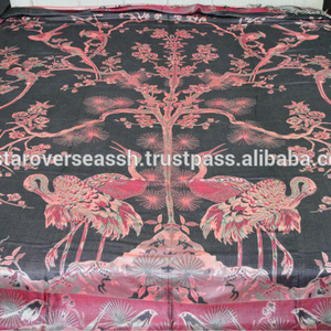 Jacquard Bed Throws <b>Yarn</b>-Dyed Pattern <b>Silk</b> Bedspreads Shawls King Size Hotel-Style for Home Use Plant Decorative - Product Image 4