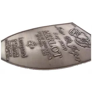 Etiqueta de Metal en relieve personalizada, para fiestas de boda - Product Image 1
