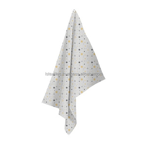 Quick-Dry Striped Organic Cotton Blend Eco-Friendly Durable Reusable Disposable <b>Kitchen</b> Towel Dish Tea Towel Compressed Design - Product Image 5