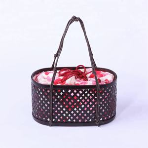 Sac isotherme kimono en bambou de haute qualité pour femme, style vintage japonais, artisanat de mode estivale, vente en gros, fabriqué au Vietnam - Product Image 3