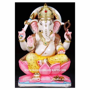 Señor Ganpati mármol ídolo - Product Image 1