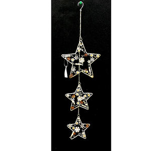 INDIEN FAIT À LA MAIN Étoile Triple Combinaison Flocons De Neige - Product Image 1