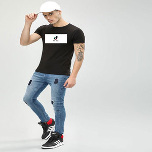 Camisetas estampadas de algodón para hombre, ropa de media manga - Product Image 4