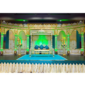 เวทีจัดงานแต่งงานแบบคลาสสิกรอยัลฮินดูเวทีจัดงานแต่งงานกลางคืนการจัดงานแต่งงานของชาวฮินดู - Product Image 1
