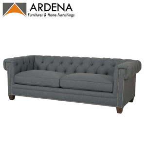 Sofá de cuero Chesterfield clásico europeo, muebles modernos para sala de estar, juego de sofá Divano para el hogar, cuero sintético - Product Image 6