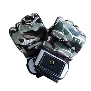 Guantes de Boxeo Negros SOTF MMA para Entrenamiento de Combate, Guantes de Boxeo Tiger Muay Thai Sanda, Guantes de Kickboxing - Product Image 4