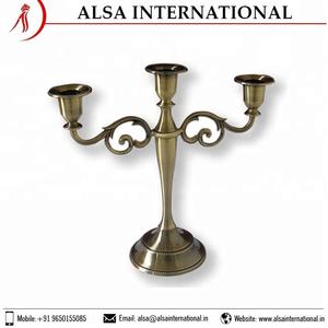 เชิงเทียนสีบรอนซ์สูงสำหรับงานแต่งงานอุปกรณ์สำหรับคริสต์มาส - Product Image 2