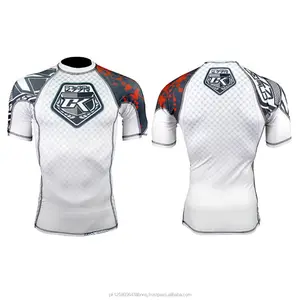 Protetor de erupção em branco para adultos, novo design personalizado com seu logotipo, roupa esportiva de poliéster para adultos, 10 conjuntos de cores personalizadas, novo, 2023