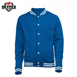 เสื้อแจ็กเก็ตผ้าทอสำหรับผู้ชายดีไซน์ตามสั่งแบบคอตั้งเทคนิคการย้อมแบบธรรมดา - Product Image 2