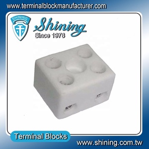 TC-202-A 20A 2-Way Cable 4mm Ceramic <b>Terminal</b> Block - Product Image 2