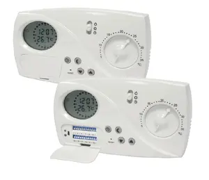 Pengontrol AC Sistem HVAC Termostat Koil Kipas Unit Pengontrol Termostat LCD Harian Yang Dapat Diprogram TG02