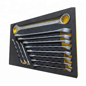 Nhà Máy Trực Tiếp Tùy Chỉnh 22Mm Kết Hợp Cờ Lê Thiết Lập <span class=keywords><strong>12</strong></span> <span class=keywords><strong>Pcs</strong></span> Thép Không Gỉ EVA Bọt Số Lượng Lớn Bán Trong; 26903 - Product Image 6