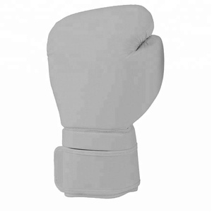 Unbranded ใหม่ที่กำหนดเองสีดำ rukavice cowhide หนังมวยไทยเตะเจาะ MMA ฝึกซ้อม sarung Tang สำหรับกลางแจ้ง - Product Image 2