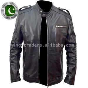 Nuevo estilo de alta calidad de cuero Real de los hombres chaqueta en Pakistán Sialkot - Product Image 6