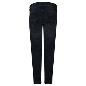 กางเกงยีนส์ขายาวสำหรับผู้ชาย, กางเกงยีนส์ผ้าย้อมสีธรรมดาทรงตรงขาตรงสไตล์วินเทจ100% ขนาดใหญ่พิเศษ - Product Image 3