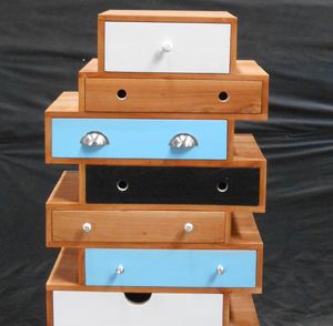 SOHO TOWER ZIGZAG <b>CHEST</b> of DRAWERS FURNITURE - Product Image 5