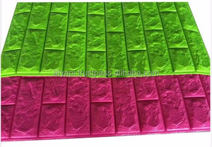 Coloré petite taille adhésif de tuile de brique de mur écologique non toxique non odeur papier peint carreaux de mousse - Product Image 3