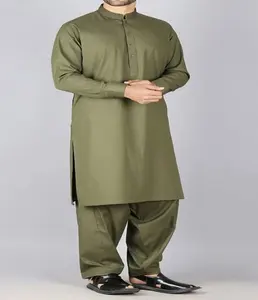 कस्टम पुरुषों Shalwar कमीज सूट, पुरुषों के काले shalwar