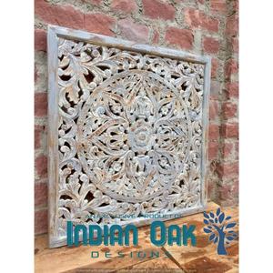 Panneau mural en bois sculpté, panneau mural - Product Image 3