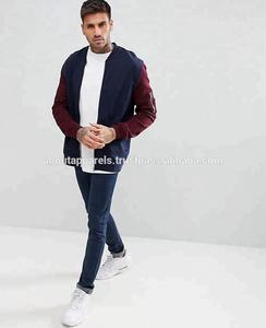 New Arrival Cheap Stylish Custom Sublimated Winter Polyester Fleece Varsity Bomber Jacket /Bomber Jackets Wholesale - Product Image 2