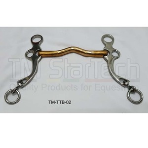บิตม้าแบบทอมธัมบ์ – บิตม้าสไตล์ตะวันตกทำจากสแตนเลสสำหรับฝึกม้าและควบคุมม้า อุปกรณ์ขี่ม้า - Product Image 1