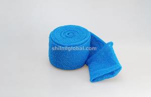 ที่ขัดฟองน้ำทำง่ายมากด้วยท่อถักนิตติ้งสไตล์ฟิล์มสีเงินสีทองม้วนผ้าที่มีความหนาแน่นสูง - Product Image 4