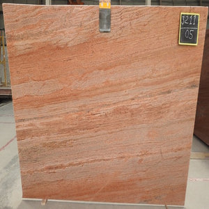Bright Strawberry Pink Cutter Granite Slabs 2CM Natural Stone for Flooring, Wall Cladding and Interior Applications - Product Image 3