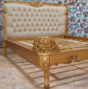 Meubles Français, Chambre à coucher Indonésie Meubles Lit Or Antique Couleur. - Product Image 3