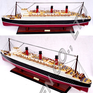 Maqueta de Madera del QUEEN MARY 1, Barco de Madera, Regalo Original - Product Image 1