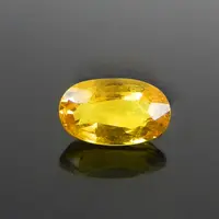 Pedra preciosa de safira amarela natural, 10x6mm, corte oval, 2.90 cts, bluetooth, pedra de nascimento