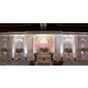 Nicro-ensemble de scène de mariage asiatique, décoration, réception de mariage occidental, installation de scènes, luxueux - Product Image 1