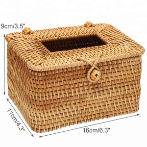 OFERTA 2018: Estuche para Pañuelos de Ratán Vietnamita Ecológico - Product Image 1