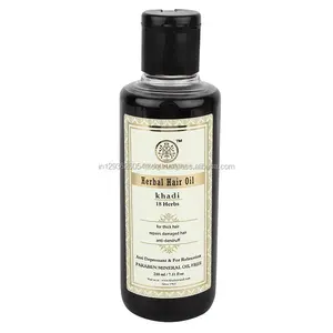 Натуральное травяное масло для волос KHADI, 18 трав, без парабенов, минеральное масло