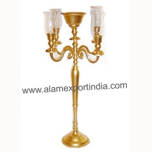 El mejor candelabro de cristal Vintage para boda, decoraciones exclusivas para fiesta en casa, centro de mesa con acabado plateado, decoración de mesa de Metal - Product Image 2