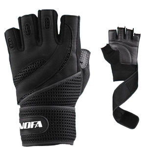 Gym Weight Lifting Gloves Long Wrist Wraps Support Non Slip Grip Palm - Product Image 1