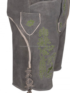 Prix de gros, directement de l'usine : Lederhosen traditionnels bavarois allemands pour l'Oktoberfest avec bretelles - Product Image 3