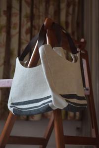 Natural Linen Cotton Blended Woven <b>Bag</b> Black Color Reusable for Shopping <b>Gift</b> Grocery Custom Logo <b>Jute</b> <b>Bag</b> - Product Image 2